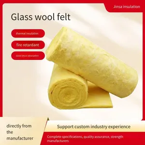 Jinsa, Original Manufacturer: Vacuum-packed Glass Wool Roll Felt, Ultra-fine Glass Wool Insulation Felt, Moisture-resistant, Customizable thumbnail-2