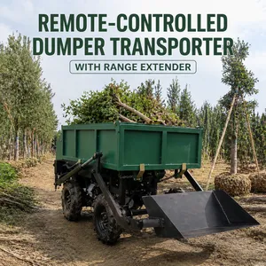 Vigorun SLDP680 Mini Kippwagen mit Benzin-Range-Extender, elektrischer Lastentransporter für landwirtschaftliche und bauliche Zwecke thumbnail-1