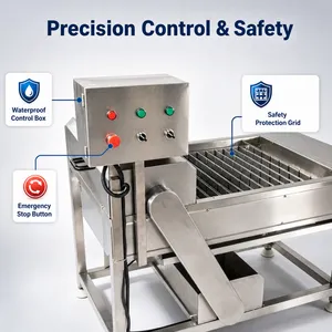 Commercial Hairtail Fish Cutting Machine 3.5kW 380V Commercial Frozen Fish Sectioner With Adjustable Speed thumbnail-3