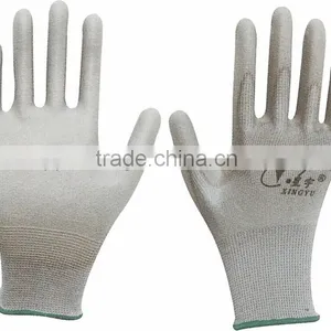13 Gauge Polyester pu Coated Gloves thumbnail-1