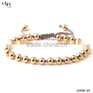 2016 New Design Chinese Knot Mens Bracelet Stainless Steel Beads Bracelet thumbnail-2