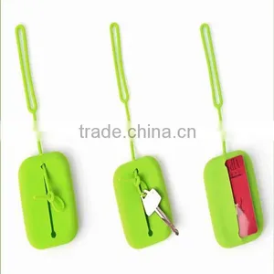 Custom Logo Pringfting Card Bag Silicone Key Bag thumbnail-1