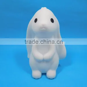 Holland Lop PVC Toy Animal for Kids Plastic Led Light Animal Roto Casting Vinyl Toys thumbnail-1