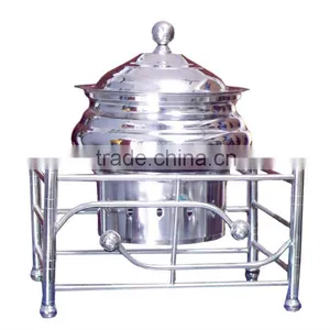 Steel Cheffing Dish, Wedding & Party Utensils, Food Serving Dish, Hot Keeping Dish, Catering Item, Hotel & Restaurant Utensils thumbnail-1