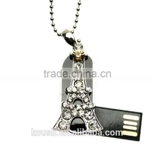 Necklace Eiffel Tower Shape Usb Flash Drive thumbnail-2