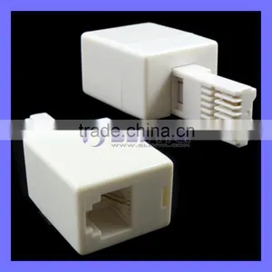 BT Phone Telephone Plug to RJ11 Socket Adaptor Convert Home Networking thumbnail-1