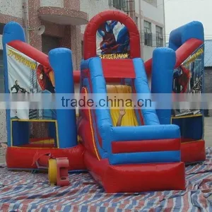 Inflatable Spider Man Bouncy Castle / Inflatable Bouncer Slide / Inflatable Jumping Bouncer thumbnail-1