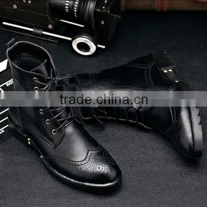 Wholesale Top Sale Fashion Leather Shoes Boots for Man SH-629 thumbnail-2