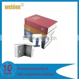 Security Dictionary Book Safe Storage Box Case Key Lock for Jewelry Cash Money thumbnail-6