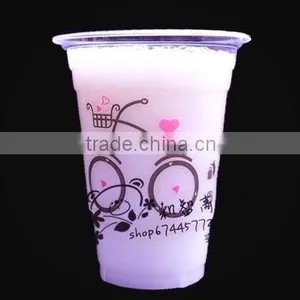 2016 Wholesale Plastic Cup With Drinking / Huge Cup for Cold Drink Transparent thumbnail-4
