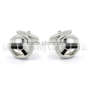 Wholesale Fashion Brass Car Steer Cuff Links Shirt Cufflinks thumbnail-1