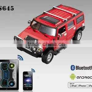 Electric Car Toy IOS Android Bluetooth Big Hummer 1 14 Electric Car for Kids thumbnail-1