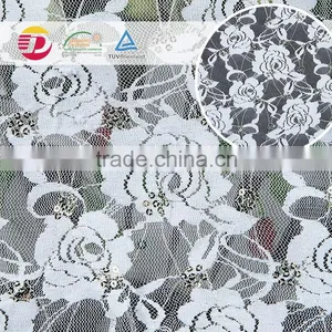 2016 New Fancy Cheap Stretch Embroidery Sequined Designer Dress Fabrics thumbnail-6