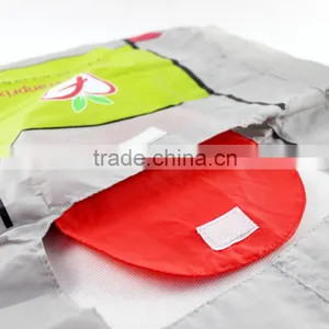 Custom Logo Printed Drawstring Polyester Shoe Bag Wholesale thumbnail-5