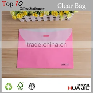 Custom PP Plastic 18 Micrometers Clear File Document Bag thumbnail-4