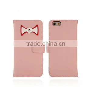 Professional Cute Style Leather Case Case Flip Cover for IPhone 6 thumbnail-1