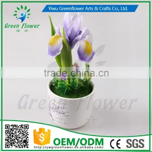 2016 Wholesale Multicolor Latex Artificial PU Flowers Lreland Bonsai Real Touch Bouquet Wedding Bridal Decor Display Flower thumbnail-1