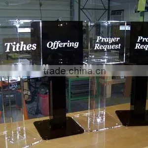 High-end Acrylic Donation Boxes, Magnetic Acrylic Donation Box With Lock thumbnail-4
