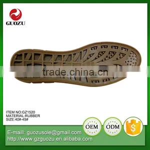 Sole Type Men Mocassin Shoe Sole Rubber Outsole for Sale thumbnail-3