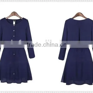 OEM Ladies Dresigner Coat Dress Blouse Dress Coat Dress thumbnail-4