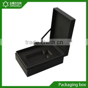 Accept Custom Order and Paper,black Touch Paper+ Grey Board Material Rigid Boxes for Perfume thumbnail-3