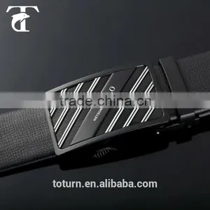 Metal Automatically Buckle Strong Men Leather Belt thumbnail-5