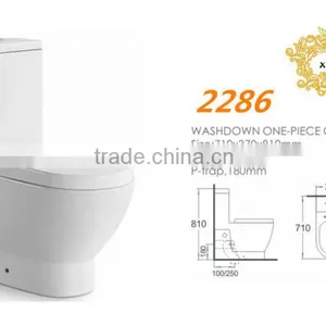 WC Bathroom Ceramic One Piece Toilet Washdown Toilet Blow Supplier thumbnail-2