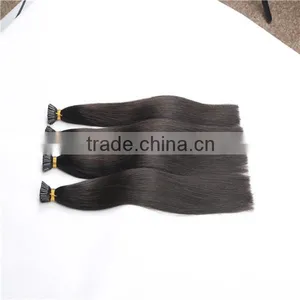 Wholesale Keratin Tip Hair Cheap Stick I Tip 100% Human Hair Extension thumbnail-6
