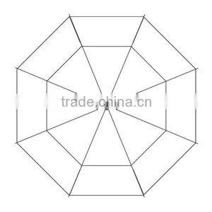 190T Two-Layer Golf Umbrella thumbnail-4