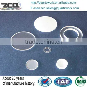 Polished JGS1 Fused Silica/quartz Glass Circular Optical Windows thumbnail-3