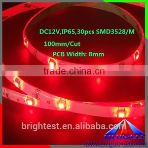 5M 3528 SMD IP68 Waterproof 300 LEDS RGB LED Strip Light 12V + 44 KEY IR Controller thumbnail-6