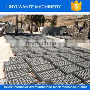 QT40-3 Manual Hand Press Brick Making Machine,manual Vibrating Concrete Block Machine thumbnail-6