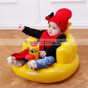 High Quality Safety Baby Inflatable Bath Chair PVC Inflatable Baby Sofa Quality Choice thumbnail-2