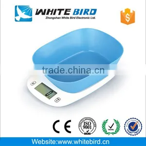 High Accuracy Digital Electronic Kitchen Scale With Bowl thumbnail-1
