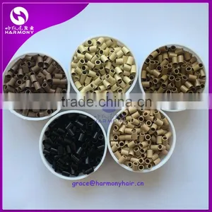 WHOLESALE STOCK Straight Copper Micro Ring 3.0x2.4x4mm Non Flared Copper Micro Links 7 Colors in Stock Quality Choice thumbnail-4