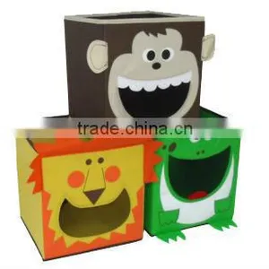 New Hot Sale Printing Foldable Non Woven Storage Box for Kids Quality Choice thumbnail-1
