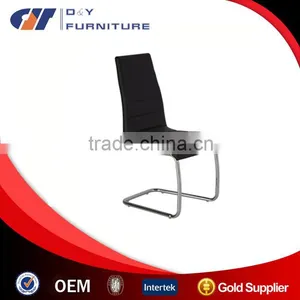 High Quality Black Faux Leather Dining Room Chair for Sale thumbnail-1
