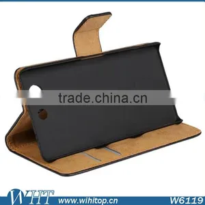 Wallet Case for Sony Xperia Z3 Mini, Simple Leather Case for Sony Xperia Z3 Compact thumbnail-3