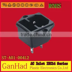 2Pin Non Grounding Socket With Fusehold&VDE UL Approved AC Power Socket thumbnail-1