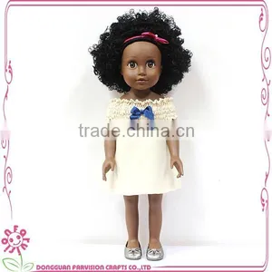 18 Inch Full Vinyl African Girl Dolls thumbnail-1