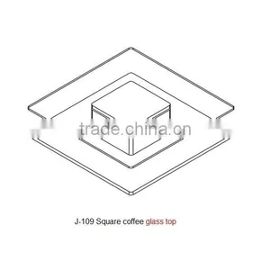 Modern Design Glass Tea Table thumbnail-2