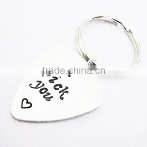 Customized Gift I Pick You Personalized Guitar Keychain for Men thumbnail-2