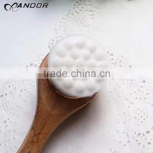 Wholesale Beauty Supply Bamboo Handle Pore Cleansing Brush Synthetic Bristle thumbnail-5