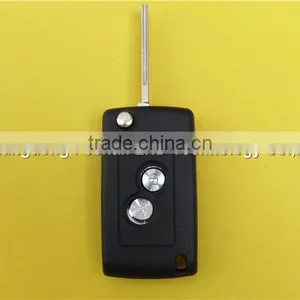 New Style PEUGEOT 107 207 407 Remote Flip Key Case Shell Blank thumbnail-2