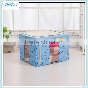 New China Goods Wholesale Foldable Cloth Large Oxford Fabric Christmas Gift Zipper Storage Box thumbnail-3
