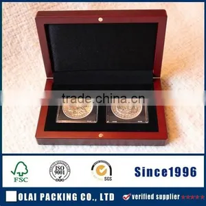 Decorative Lightweight Wooden Coin Gift Box thumbnail-1