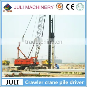Juli Brand Crawler Crane Pile Driver, Vertical Pile Leads, Diesel Pile Hammer With Used Crawler Crane thumbnail-1