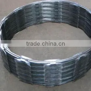 1000mm Coil Galvanized Steel Razor Wire thumbnail-1