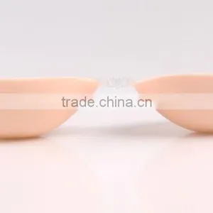 Ideal Fashions Reusable Push up Strapless Invisible Backless Adhesive Silicone Bra Strapless V Bra Silicone Invisible Bra Silico thumbnail-1