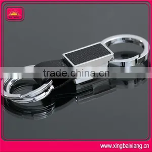 New Design Custom Embossed Leather Car Key Chain thumbnail-6